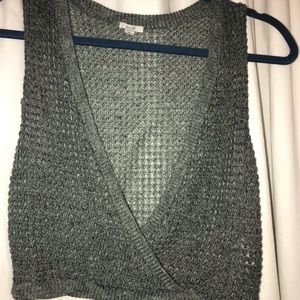 Knitted crop top